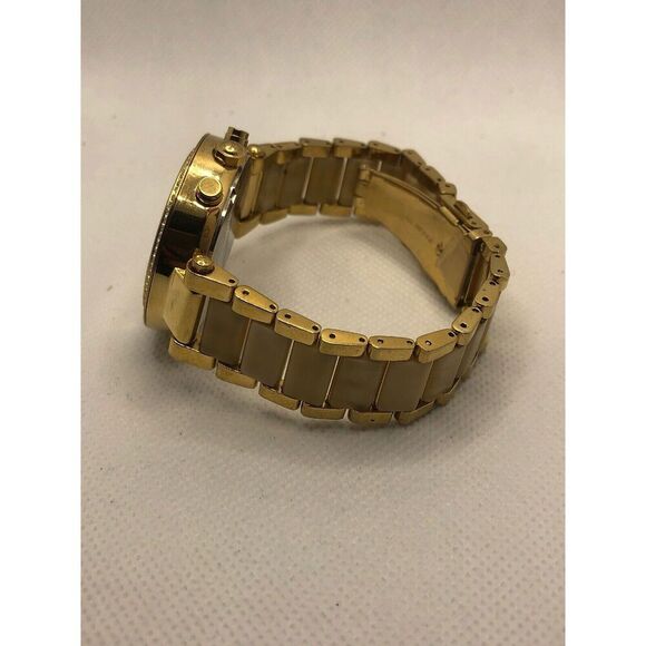 Michael Kors MK5632 Women's Stainless Steel Analog Champange Dial Watch LP121 - Picture 8 of 9